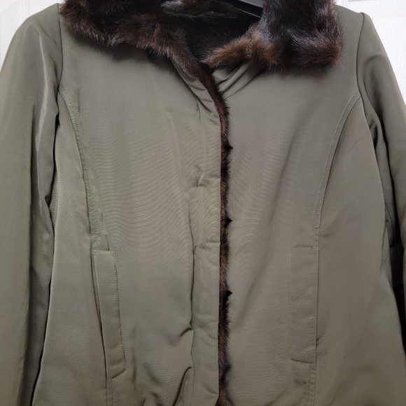 Marella Sport by Maxmara reversible faux fur jacket - Picture 4 of 6